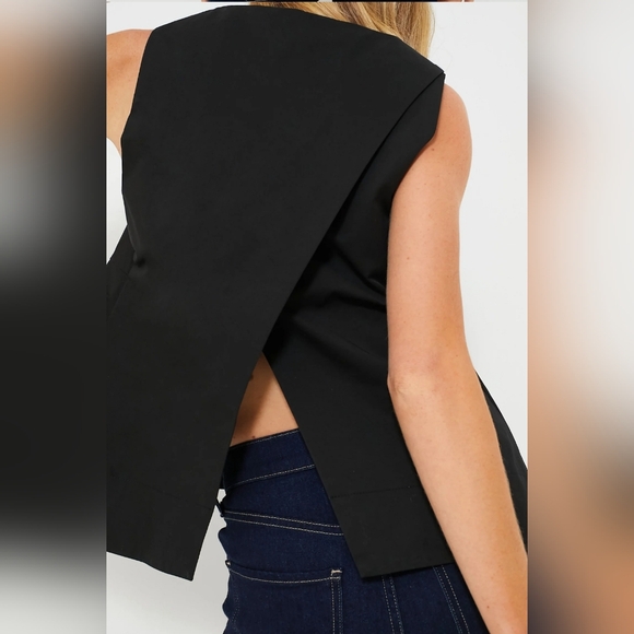 NWT Black Structured Lana Top Size Large by Pomander Place - Picture 3 of 9